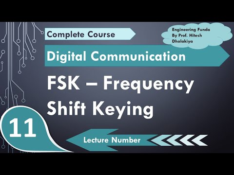 Frequency Shift Keying FSK definition waveform multi level FSK Bandwidth Modulator Demodulati