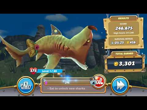 Hungry Shark World - Tiger Shark (Gameplay, Walkthrough #24)