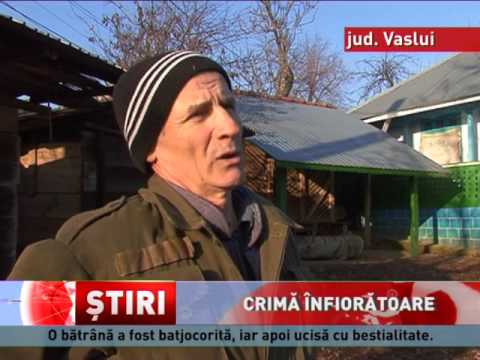 O bătrână a fost violată și ucisă de tânărul care o ajuta în gospodărie