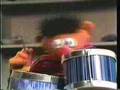Classic Sesame Street Ernie And Bert Play The Drums