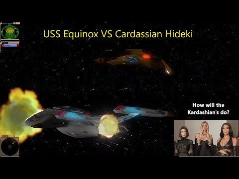 USS Equinox VS Cardassian Hideki | Both Sides | Captain Ransom | Star Trek Bridge Commander Battle |