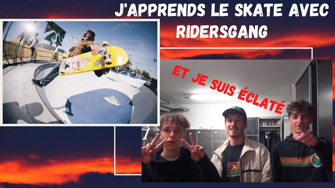 J'apprends le skate avec Riders Gang !