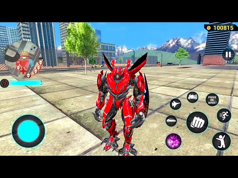 Red Mirage Multiple Transformation Jet Robot Car Game 2020 #20 - Android Gameplay