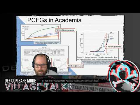 DEF CON Safe Mode Password Village - Dr Matt Weir - Practical PCFG Password Cracking
