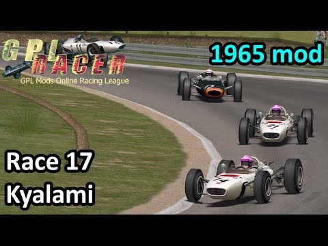 Thumbnail for GPLRACER 65 Cup 2017 - Race 17 - Kyalami by WiLL