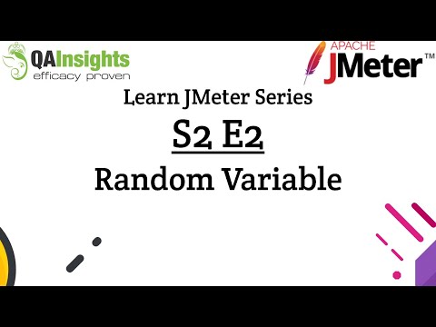S2E2 Learn JMeter Series -  Random Variable