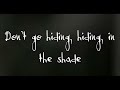 Silverchair - Shade lyrics