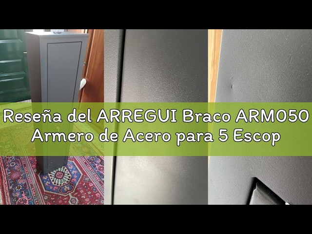 Vídeo relacionado con ARREGUI Braco ARM030 Armero de Acero para 3 Escopetas | Caja Fuerte para Armas | Armero para Rifles | FRANCIA e ITALIA: válido para todas las armas | ESPAÑA y PORTUGAL: no homologado