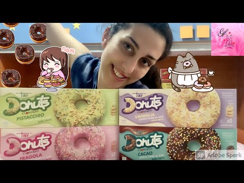 Assaggio tutti e quattro i gusti dei Donuts Cuorenero!🍨🍓🍫🍡