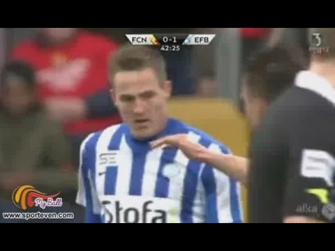 Emil Lyng Goal ~ Nordsjaelland vs Esbjerg 2-0 • Denmark Superligaen 18.05.2015