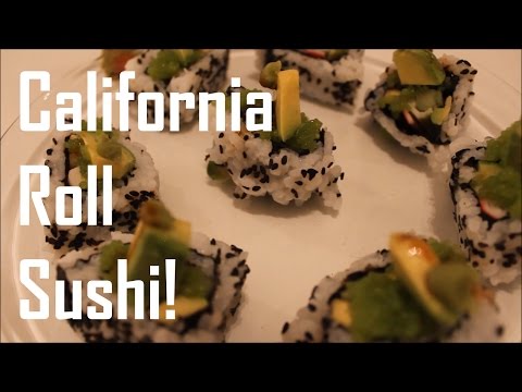 MatSanが寿司カリフォルニアロールを作る! (MatSan Makes Sushi California Rolls!)