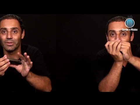 Aprendendo a técnica de Soprar e Aspirar na Gaita - CURSO DE GAITA