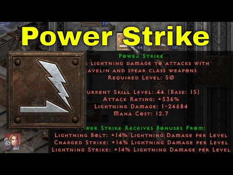 D2R Skills & Abilities - Power Strike (Amazon Javelin & Spear Tree)