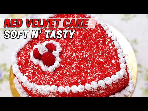 Tasty Red Velvet Cake Recipe | Oven/No Oven Red velvet cake | How to Make Red Velvet Cake Raisha's