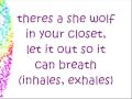 Shakira - She Wolf Lyrics s.o.s she is in disguise ...