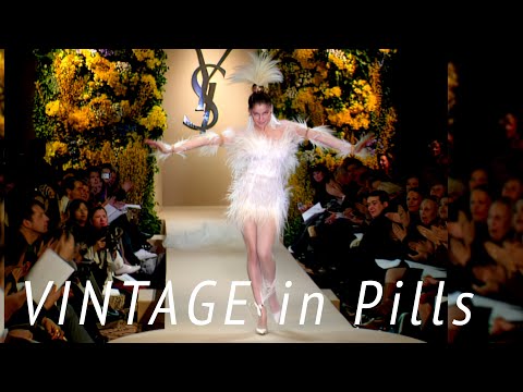 Vintage in Pills YVES SAINT LAURENT Spring 2000 Paris - 4K