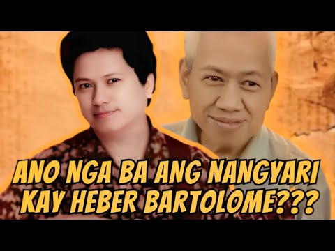 ANO NGA BA ANG NANGYARI KAY HEBER BARTOLOME???