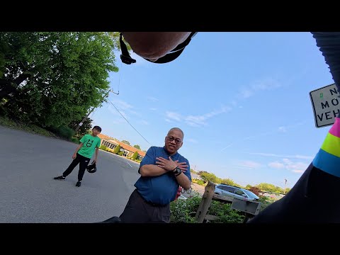 1 Cyclist, 1 Corner, 1 Job, Let’s Crash