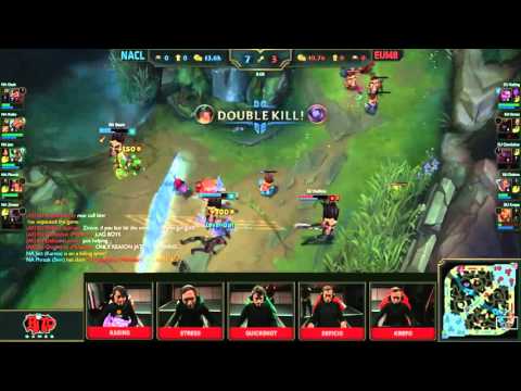 Riot Deficio with the plays EU vs NA - League of Draven - April 1st 2016 Riot Games