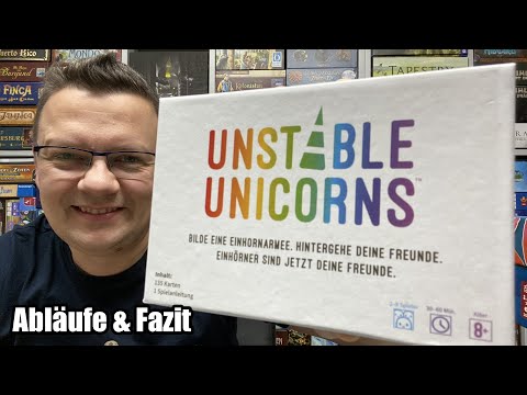Unstable Unicorns (asmodee) Einhörner und Zerstörung erwartet Euch in diesem Kartenspiel ab 8 Jahren