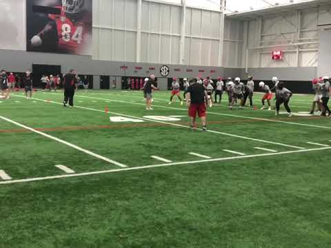 KK Iosefa West at University of Georgia football camp 2021