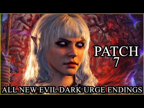 All New Dark Urge Evil Endings | Chosen & Redeemed w/ Ascended Astarion | Patch 7 | Baldur's Gate 3