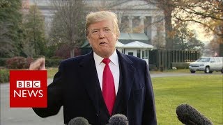 Trump says FBI destroyed Flynn's life - but let Hillary off - BBC News