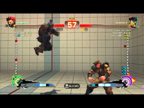 SSF4 AE 2012: Tokido (Akuma) vs aka jojo (Dictator) - Xbox Live Ranked Match