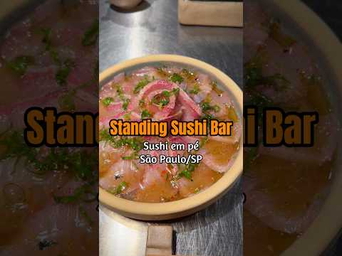 Sushi para comer em pé: Standing Sushi Bar #saopaulo #pinheiros