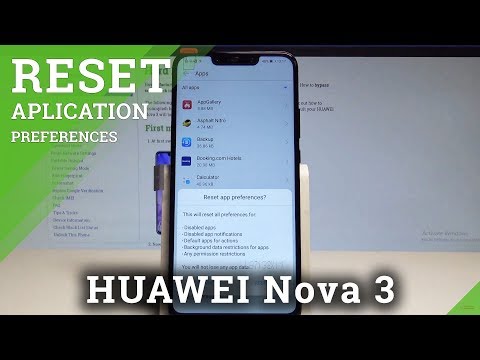 HUAWEI Nova 3 Reset App Preferences / Restore App Settings |HardReset.Info
