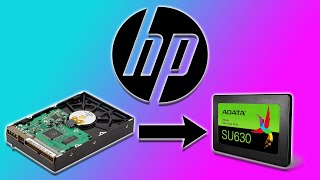 Replacing the HDD with an SSD in an HP 22-b013w All-In-One Desktop PC