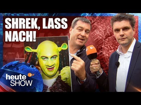 Lutz van der Horst beim CSU-Wahlkampffinale in Nürnberg | heute-show vom 22.09.2017