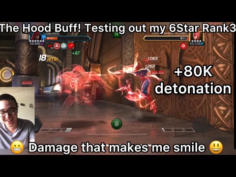 The Hood Buff! What I Love, Dislike, Synergies, and Gameplay! 6 Star Rank 3 The Hood MCOC