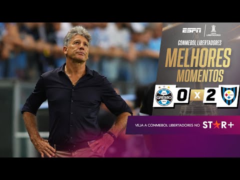 Gols e lances de Grêmio x Huachipato
