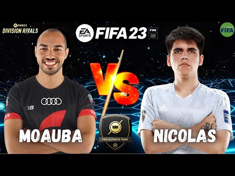 MOAUBA VS NICOLAS99FC - FIFA 23 / DIVISION RIVALS / DIVISION ELITE | PRÓ VS PRÓ