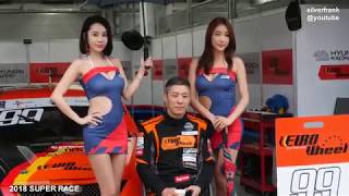 [4K] 2018 SUPER RACE ROUND 2 PIT WALK EVENT 슈퍼레이스 레이싱모델