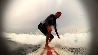 preview picture of video 'Learning how to surfing at Nusa Dua, Bali.'