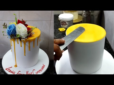 Red Velvet Birthday Cake Decorating Ideas |Red Velvet Birthday Flower Cake Design