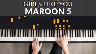 Maroon 5 - Girls Like You feat. Cardi B | Francesco Parrino Piano Cover Tutorial