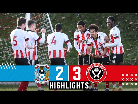 Coventry City 2 - 3 Sheffield United | U23 PDL Highlights | Jebbison, Brunt & Broadbent goals
