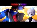 Error Sans Vs X Chara Animation