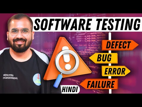Defect, Bug, Error and Failure in Software Testing Explained in Hindi