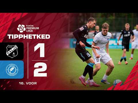  Jalgpalliklubi Nõmme Kalju Tallinn 1-2 JK Jalgpallikool Tammeka Tart 