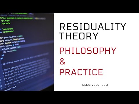 Residuality Theory: Philosophy & Practice | Barry O'Reilly