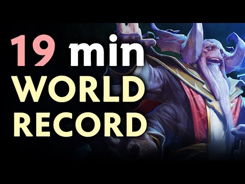 19 min FASTEST WIN Aghanim's Labyrinth