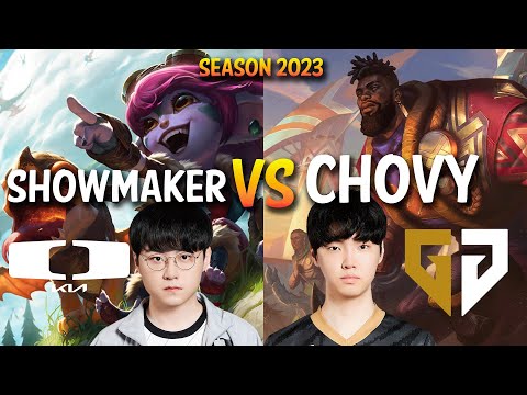 DK Showmaker vs GEN Chovy - Showmaker TRISTANA vs Chovy K'SANTE Mid - Patch 13.13 KR Ranked