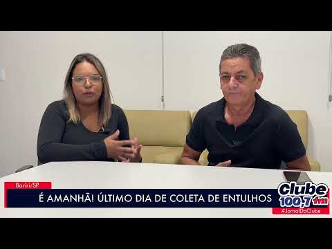 ÚLTIMO DIA PARA COLETA DE ENTULHOS, É NESTA TERÇA.