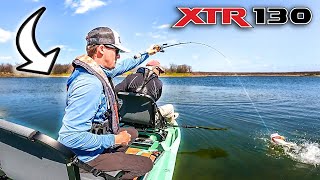 Fishing In This GIANT Kayak Is CHEATING! (Spring Bass Fishing With Dad)