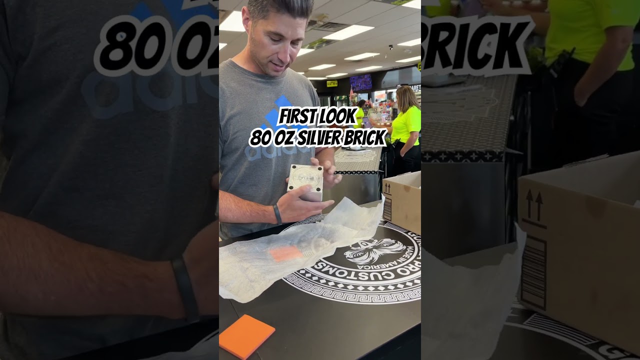 First look 80oz silver brick. #gorillaprocustoms #stacker GorillaProCustoms.com