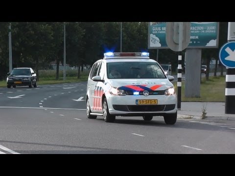 PRIO 1 Politie Touran 51.02 (Hoorn) Met Hoge snelheid naar een Ongeval in Venhuizen
